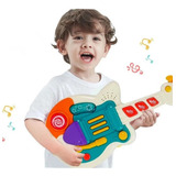 Guitarra Para Niños Musical Didáctica Con Luces Y Sonido