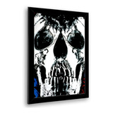 Quadro Decorativo Deftones Caveira Poster Emoldurado 23x33cm