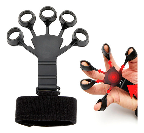 Exercitador De Dedos Flexor De Dedos Handgrip Punhos Cor 