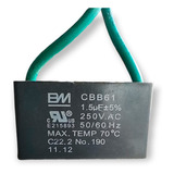 Capacitor Para Ventilador De 1.5 Mf 