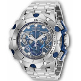 Invicta Venom 27787 Original. Com 2 Anos De !! Cor Da Correia Prateado Cor Do Bisel Prateado Cor Do Fundo Azul