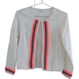 Chaqueta Forrada Con Bordado - Wanama Girls