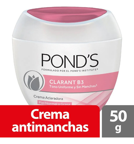 Crema Facial Ponds Clarant B3 Piel Normal A Grasa X 50g