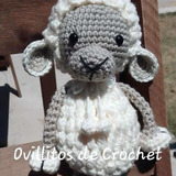 Ovejita Amigurumi A Crochet- Muñeco De Apego