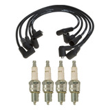 Kit Cables 7mm Y Bujías Ferrazzi Fiat Duna Uno 1.4 1.6 Tipo 