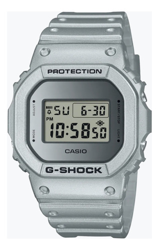 G Shock Dw 5600ff 8dr Plateado Metalizado Digital Original 