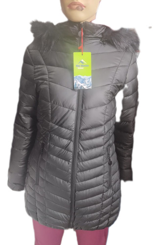 Casaca Larga Dama Premium Excelente Calidad Impermeable 