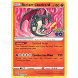 Charizard Radiante Pokémon Tcg Go Carta Original 