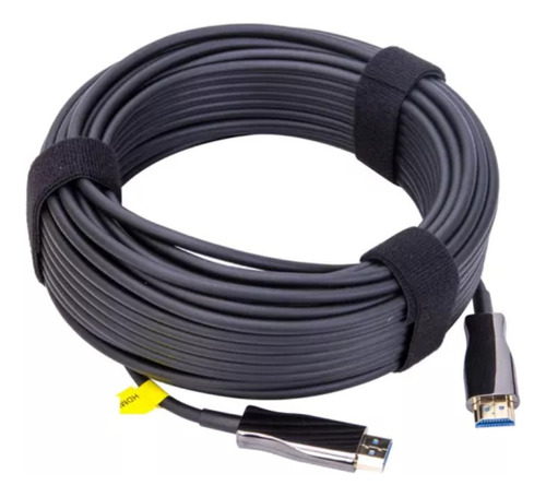 Cabo Hdmi 2.0 60hz Fibra Optica 15 Metros 4k 19 Pinos 18gbps