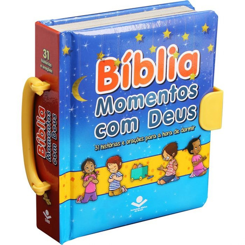 Bíblia Momentos Com Deus: 31 Histórias E Orações Para A Hora De Dormir - Tradução Novos Leitores (tnl), De Sociedade Bíblica Do Brasil. Editora Sociedade Bíblica Do Brasil Em Português, 2016