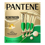 Pantene Reconstrucción Revitalizadora Nutri-perlas Pro-v 3 Ampollas/ampolletas De 15 Ml (45 Ml)