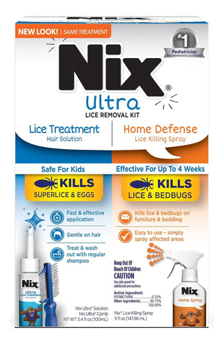 Nix Ultra Lice Removal Kit Elimina Piojos & Liendres Kit