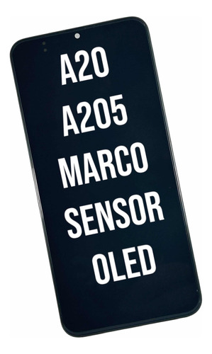 Modulo Display Pantalla Para Samsung A20 A205 Oled Con Marco