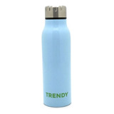 Botella Termica Trendy Acero Doble Capa Inox Cod 16442 Color Celeste