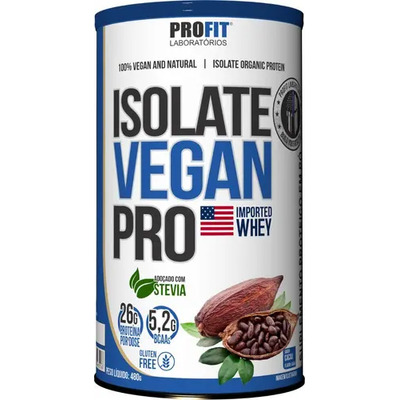 Isolate Vegan Pro 100% Vegano 480g - Profit Sabor Cacau | MercadoLivre