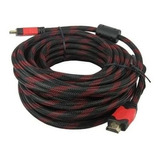 Cable Hdmi A Hdmi Full Hd 15mts Metros Filtro Ps4 Smart Tv