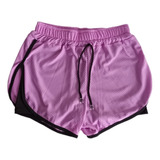 Pantaloneta Mujer Deportiva Con Licra  Ropa Para Gimnasio Jj