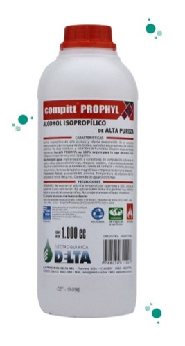 Compitt Prophyl Alcohol Isopropilico Delta 500cc *yulmar*