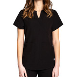 Polera Mujer Scorpi Comfort -negro- Uniformes Clínicos