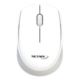 Mouse Inalámbrico Usb Netmak M680 1200dpi Pc Notebook Blanco