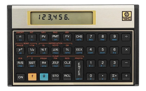 Calculadora Financeira Hp 10 Dígitos 120 Funções - 12c Gold