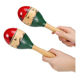 Maracas Profesionales, Coctelera De Madera, Sonajero De Perc