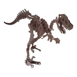 Velociraptor  Rompecabezas Dinosaurios 3d Gigante Jurasico