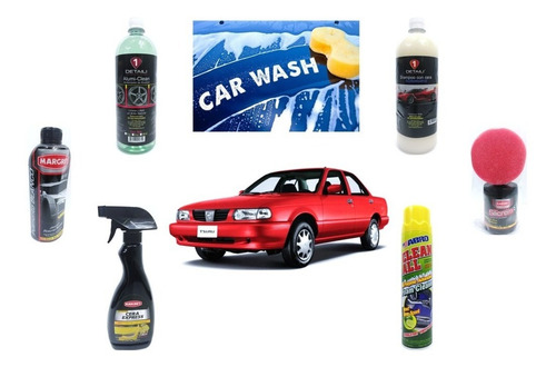 Kit Lava Tu Auto Nissan Tsuru 2016 Shampoo C/cera 1 Detaili