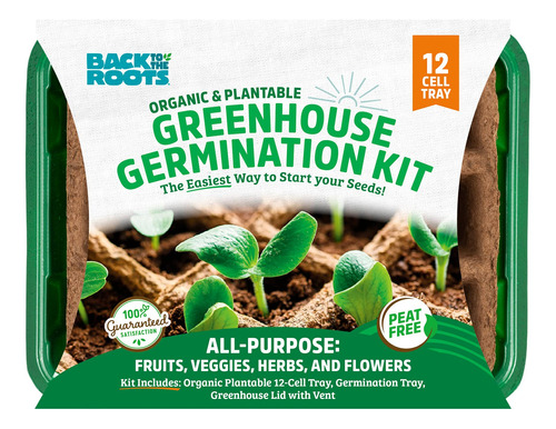 Back To The Roots Kit De Germinacion De Invernadero (organic