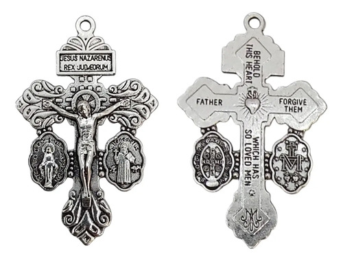 Dije Crucifijo Católico Cruz Del Perdón 5cm