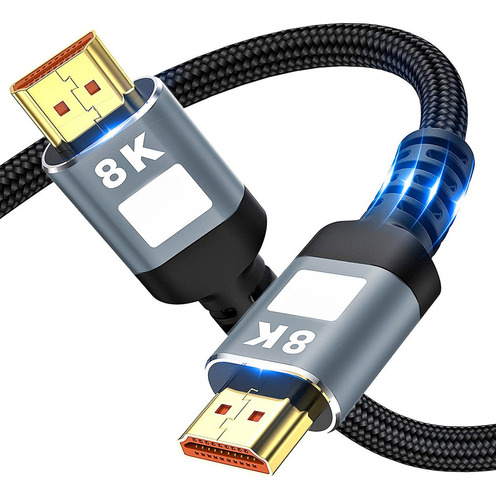Cable 2.1 Compatible Con Hdmi De 8k