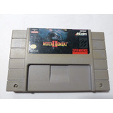 Fita Super Nintendo Original Mortal Kombat 2 Funcionando 