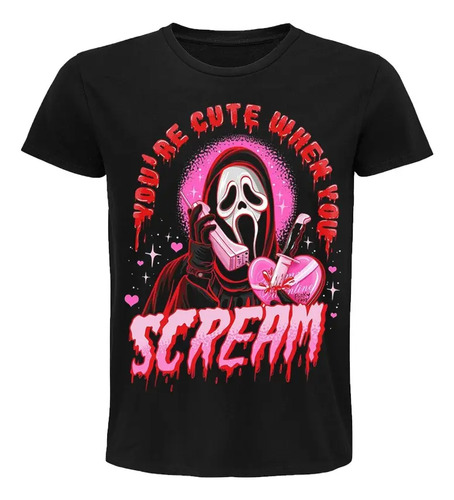 Playera Ghostface Scream Cuelga Tu Horror Halloween