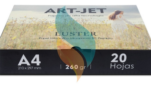 Papel Fotográfico Profesional A4 Fine Luster Art-jet® X20hjs