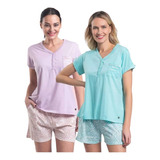 Pijamas Algodón Mujer Verano