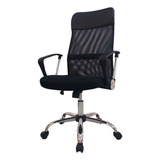 Silla De Escritorio Ejecutiva Ergonómica Negra Regulable