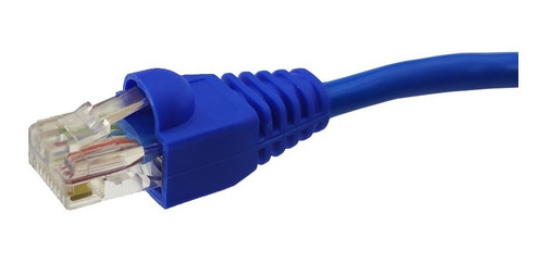 Cabo De Rede Cat5e Azul Utp Cca 24awg 20m - Crimpado