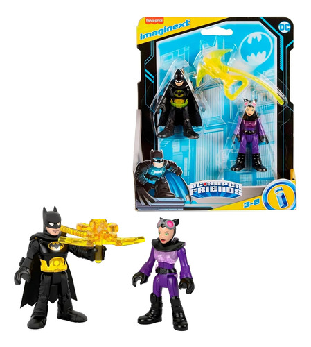 Mini Figuras Imaginext Batman Mulher Gato M5645 Fisher Price