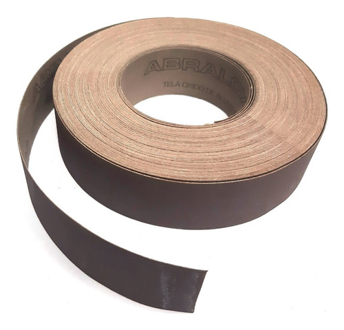 Tela Esmeril Rollo Abralox 35 Mm X 25 Mts Mm Gr 100 Doble A