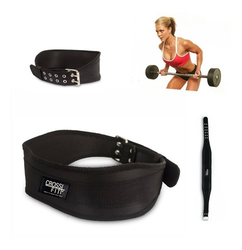 Cinturón Para Pesas Mujer Faja Levantamiento Gym Cross+fit