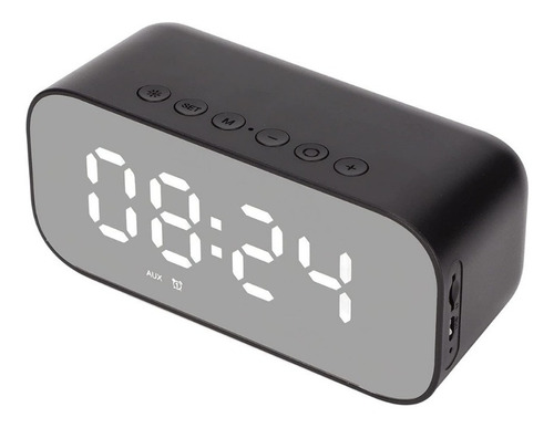 Reloj Despertador Digital Parlante Bluetooth Radio Fm