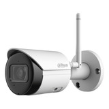 Dahua Cámara Ip Bullet Hfw1430dssaw Resolución De 4mp Wi Fi Lente De 2.8mm 90 Grados De Apertura Ir Inteligente De Hasta 30 Mts Micrófono Integrado Protección Ip67 Microsd Estilo Bala Blanca