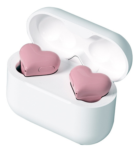 Audífonos Bluetooth Con Love Forma Corazón Apto Para Niñas