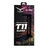 Base Para Headset, Naceb T11 Eleven Rgb, Usb X2- 3.5mm X1