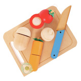 Verduras + Tabla Para Cortar + Cuchillo Juguete Ludico Niños