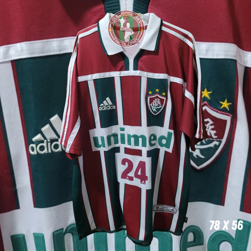 Camisa Fluminense 2002 Usada Em Jogo  Tamanho G