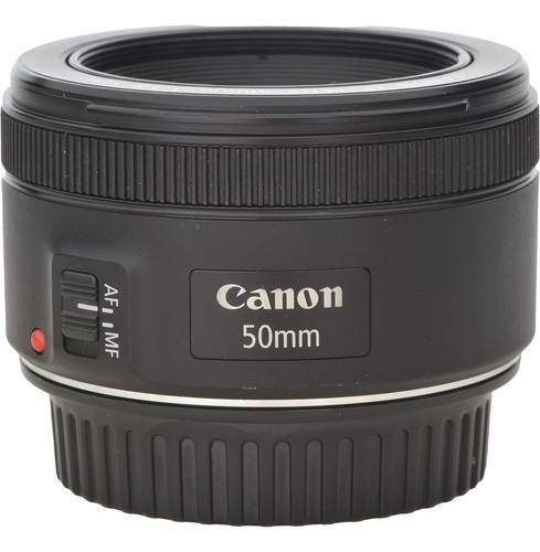 Objetiva Canon 50mm 1.8 Stm Novinha + 2 Filtros 