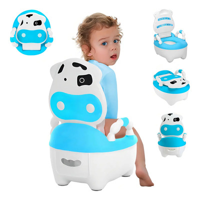 Escusado Entrenador De Bebé Inodoro Infantil Portátil Baño Color Azul Raganet BB037 | Meses sin interés