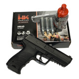 Pistola Co2 Heckler & Koch Hk45 Umarex + 1500 Balines + 3gas