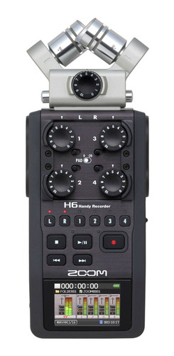 Grabadora De Audio Zoom H6 6 Canales 2x Cápsula Usb Palermo